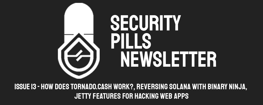 Security Pills - Issue 13