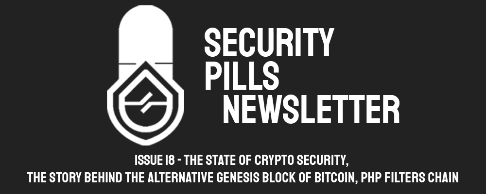 Security Pills - Issue 18