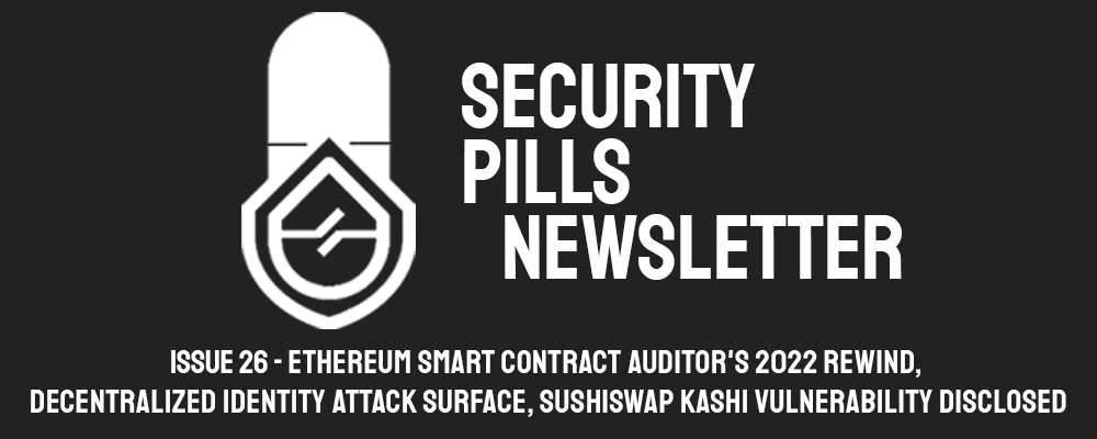 Security Pills - Issue 26