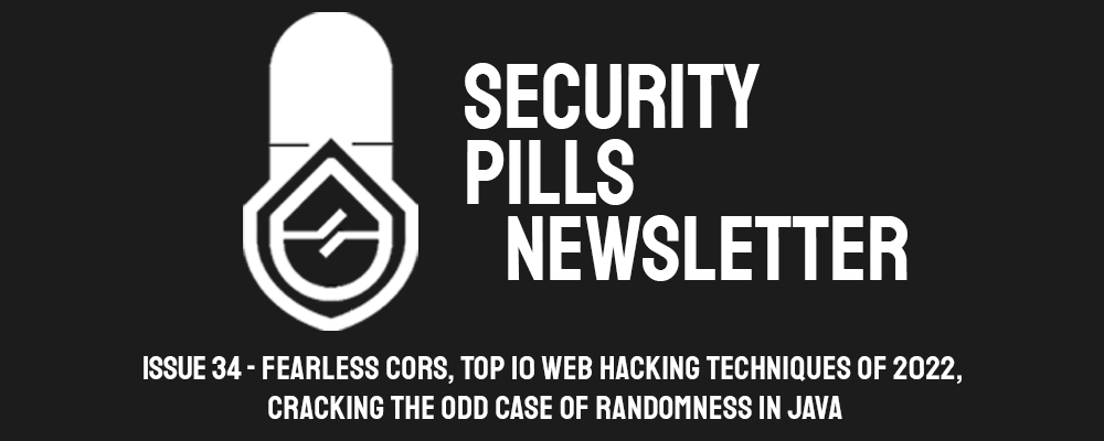 Security Pills - Issue 34
