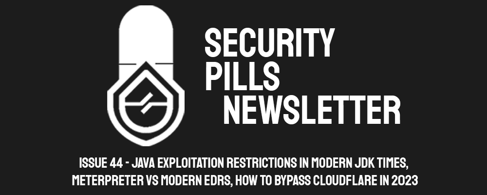 Security Pills - Issue 44